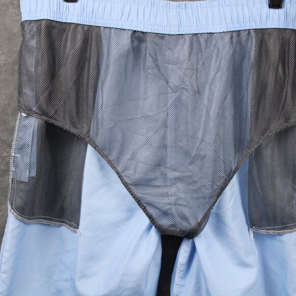 Stillwater Supply Co. Men's Light Blue Elastic Waist  Pull Tie Shorts Size 2XL - Picture 8 of 12